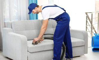 Furniture cleaning service reducing indoor allergens